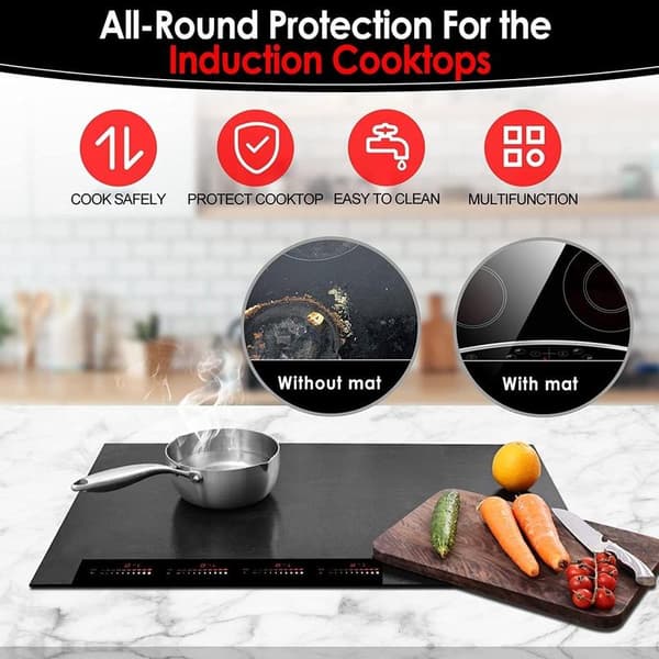 Induction Protector - Induction Mat - Fiberglass - Stove Protector - Pan Protector - Induction Hob Protection Mat - Protective Plate - Kitchen
