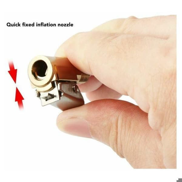 Inflationsdyse, messingadapter - Universal - 0,8 cm - Klemklemme