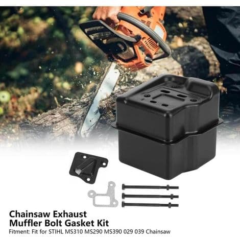 Udstødningslyddæmper bolttætningssæt egnet til STIHL MS310 MS290 MS390 029 039 motorsave