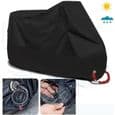245x105x125cm Motorcykelskydd i 190T Polyester (svart)