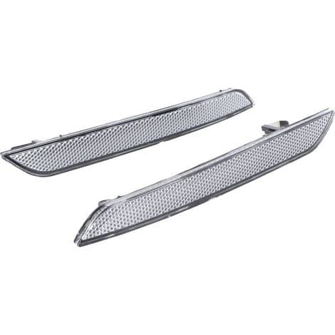 Sidemarkeringslys 63147187087, 2 stk., frontkofangerreflektor til E71/X6/E70/X5M Hvid