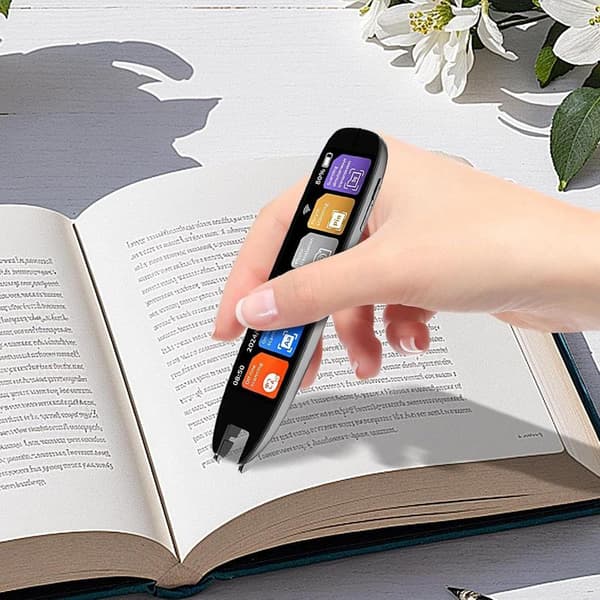 Scan Translate Pen | Offline Translation Pen Support for 142 Languages - Touch Screen Scanner 142 Languages Voice Device for Users
