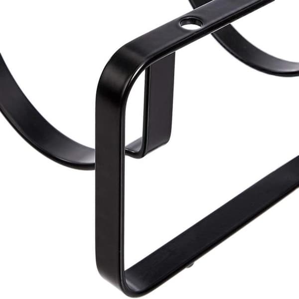 Wine rack, stackable, tabletop model, black, 40.01 x 9.5 x 19.99 cm