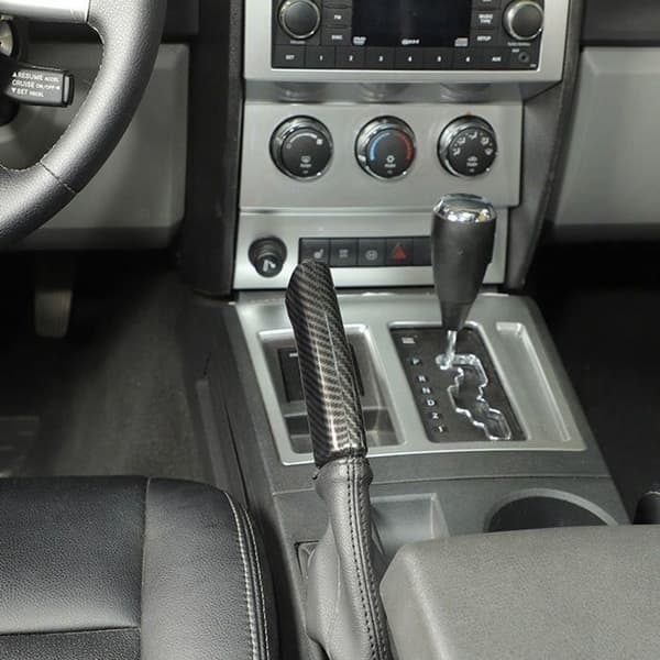 Auton sisustus Käsijarrun suojatarrat Musta Dodge Nitro 2007-2012