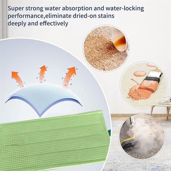 Vorwerk Kobold SP600 Moppduk - 4 delar - Återanvändbar - Hög absorption