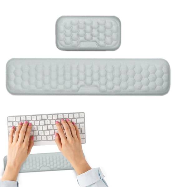 Handledsstöd, 2-pack bekväma handledsstöd med minnesfunktion, ergonomiska, söta dynor, halkfritt handledsstöd för skrivbordet