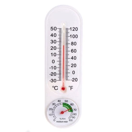 Digital termometer hygrometer - Klassisk design - Inomhusbruk - 23 cm