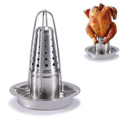 Øldåse Kyllingeholder - Premium 304 Rustfrit Stål Kyllingeholder (1 pakke)