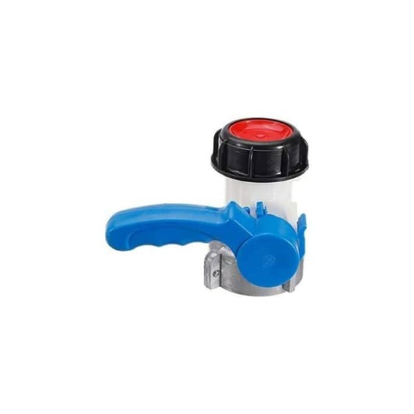 Erstatnings sommerfugleventil til IBC-tanke op til 1000 L med adapter til DN50 flange