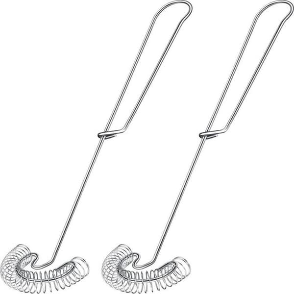 2 Pieces, Hand Whisk, Length 27 cm, Copper Hand Whisk, Kitchen Utensil, Spiral Whisk, Kitchen Tool, Whisk, Stirring Cooking Baking Kitchen