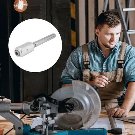 SDS Max til SDS Plus Adapter Borepatron 40 Kromstål Konverter Skaft Hurtigudløserværktøj til enhver standard SDS Max boremaskine