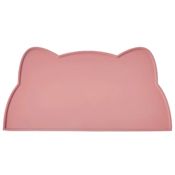 Matte, sklisikker silikonmatte - Vanntett - 44x25 cm - Rosa