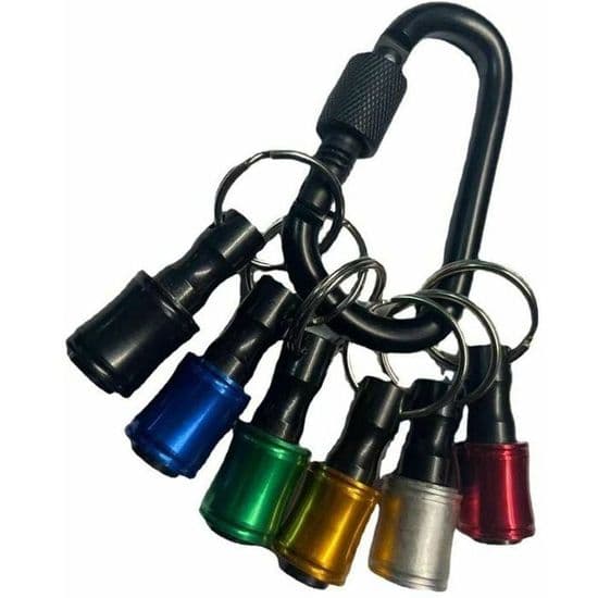 Skruetrækker Bitsholder Hex Adapter - 6 Stykker - Aluminiumslegering - Kompatibel med 1/4 Tomme