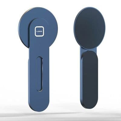 For Tesla biltelefonholder: Magnetisk skjermoppheng i blått aluminium