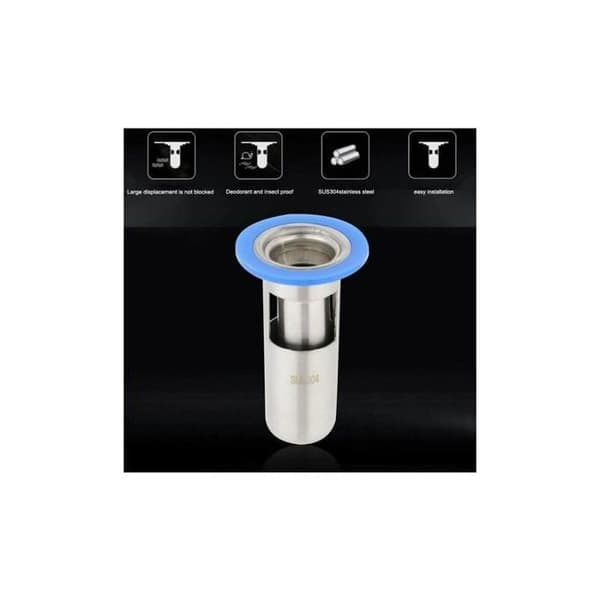 Lugtfri bruseafløb - Flere farver - Mellemlang - PVC