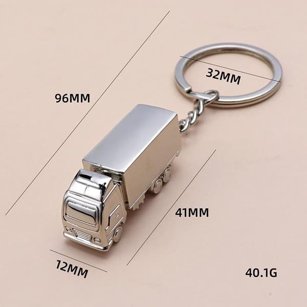 Silver Truck Nyckelring - Unik Nyckelring Present till Män