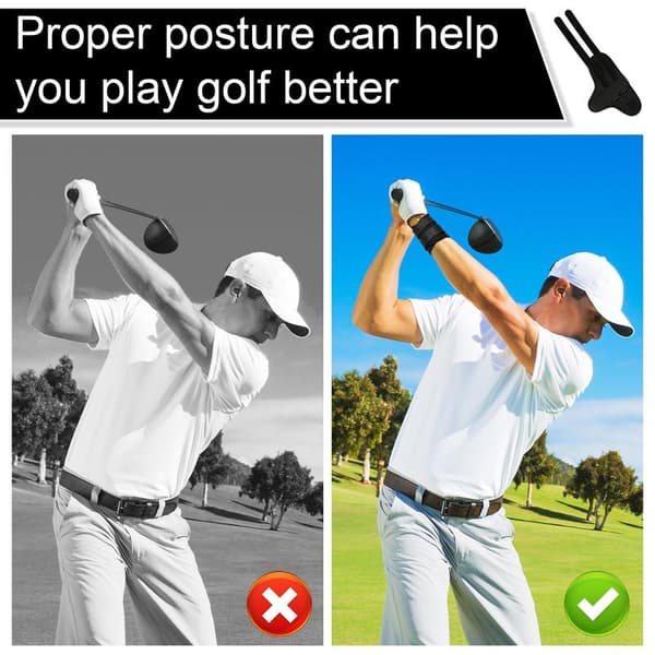 Golf Swing Alignment Aid, Golf Wrist Aid, Comfortable Golf Grip Trainer, Golf Swing Training Aid, Golf Gesture Correction Tool