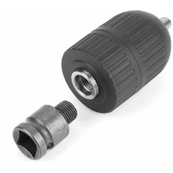 2-13 mm plastnøglefri borepatron med 1/2\" slagnøgleadapter til sofabetræk