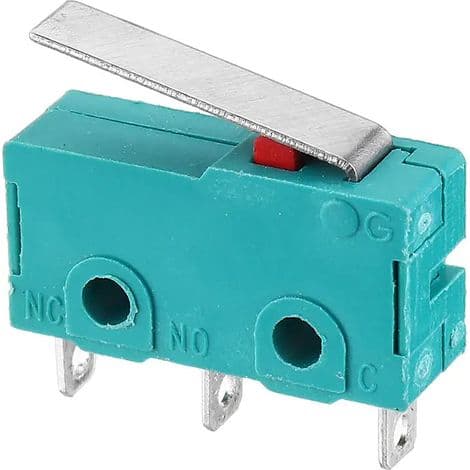 Pakke med 10 3D-skriver 3-pinners rett stamme SS-5GL mikrobrytere