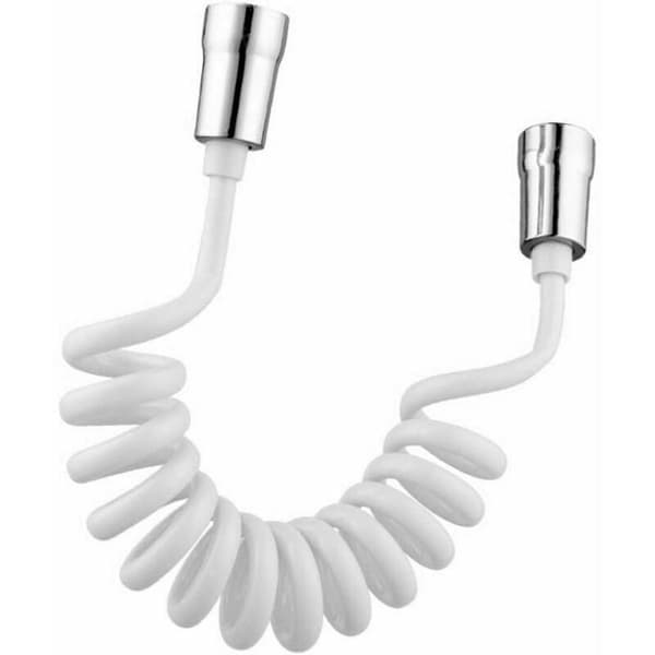 2m Flexibel Duschslang - 2-pack - Koppar - Utdragbar - Vit/Svart