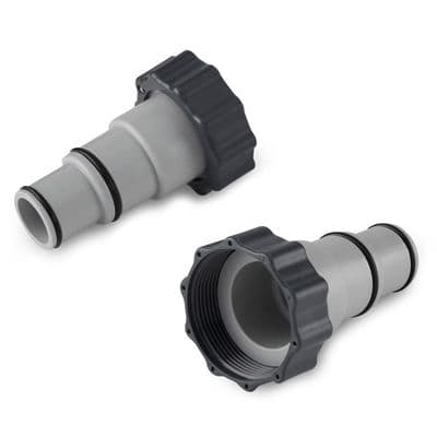 Erstatningsslangeadapter A med klemme til pumper med gevindforbindelse (par)