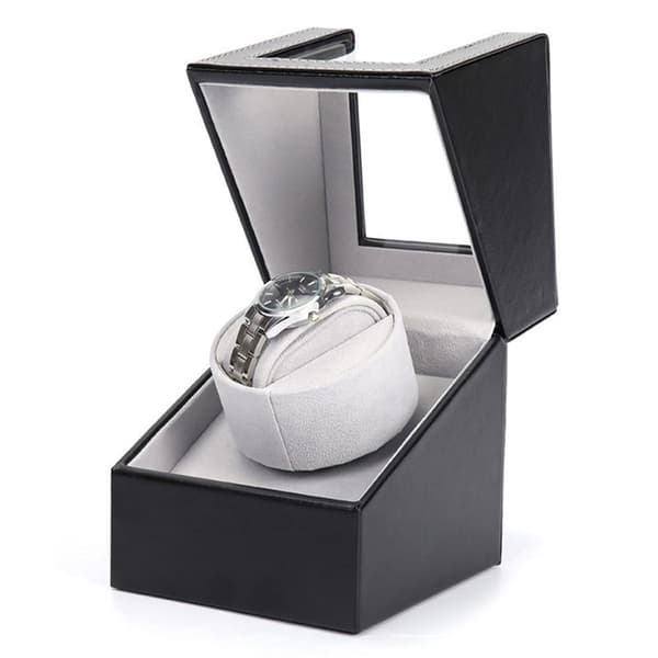 Automatisk Watch Winder Box för Single Watch - Svart W125B