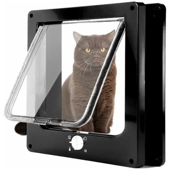 Magnetisk Kattelem - 4-vejs - Sort - Til Katte og Små Hunde
