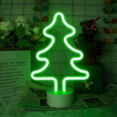 LED Lysskilt - USB/Batteridrevet Neon Nattlys Veggdekorasjon for Bursdagsgave