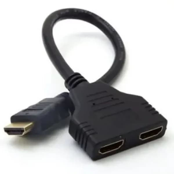HDMI 1-punkts til 2-linjers HD-konverteringskabeladapter, version 1.4, 30 cm