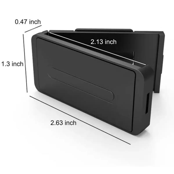 Sikkerhedsseleclipsjustering 5,3 cm - Sort - 2 stk. - Holdbar plast