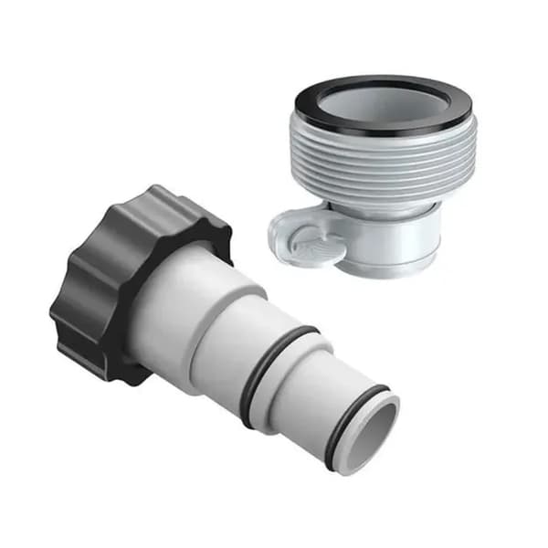 Sæt med 2 slangeadaptere, slangeadapter A + adapter B til swimmingpool, slangeadapter til pumper, stik