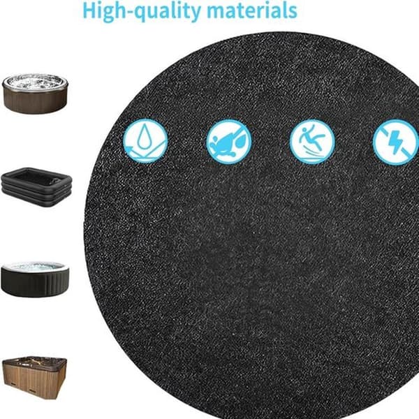 Vanntett sklisikker matte - 198 cm, absorberende, innendørs og utendørs