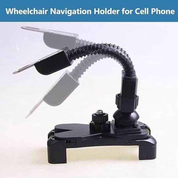 Telefonholder - Styr model - 360° justerbar - Sort