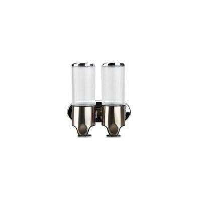 Ultra-ergonomisk dubbel tvål- och schampodispenser (2 x 500 ml)