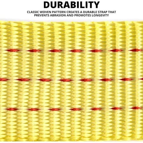 51005 Kraftig bogseringsrem med säkerhetskrokar, 5,1 x 50,8 cm, 4 535,9 kg kapacitet, polyester