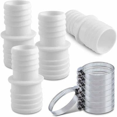 Slanganslutningsadapter 32 mm till 38 mm - 4 st - Slangklämmor