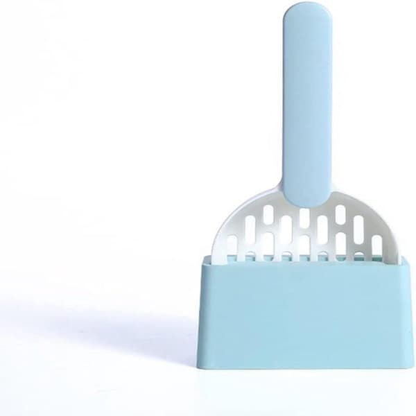 Kattespade med holder - Kattespade - Moderne design - Kattebæsj-spade 12x36 cm