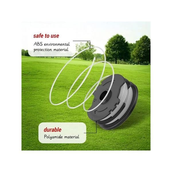 Nylontrådspoler, pakke med 4 - 1,6 mm - 4 m - Parkside-kompatibel