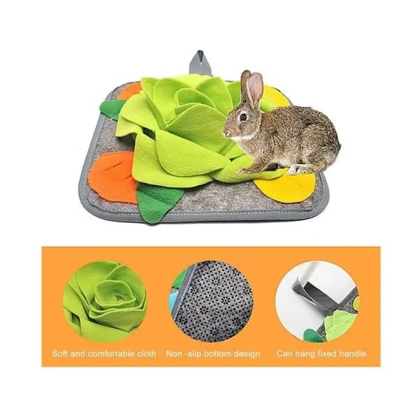 Snusemåtte - Hund - 30x30cm - Fleece - Indendørs