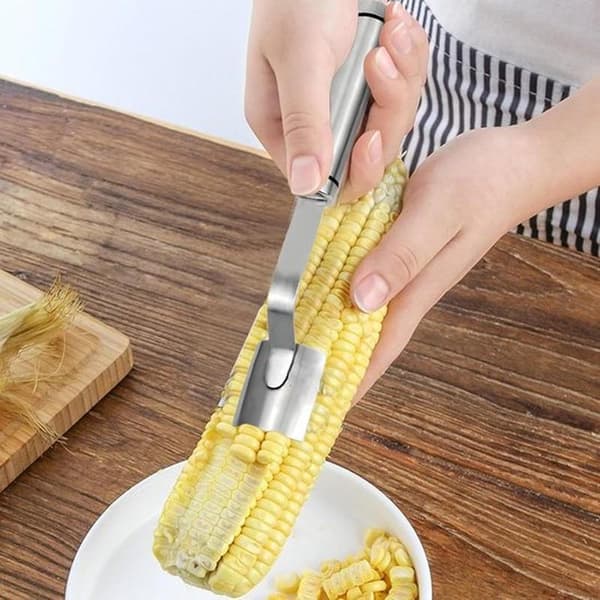 Practical Corn Peeler and Cob Cutter Kitchen Utensil
