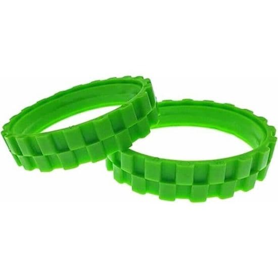 Gröna hjul till iRobot Roomba 500-900-serien, 2-pack, högt grepp
