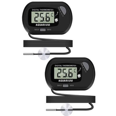 2 st digital LCD-termometer - Vattentät - Hög precision - Trådbunden