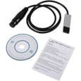 USB til DMX interface adapter, mini DMX512 controller, computer scenelys controllere, lysdæmper