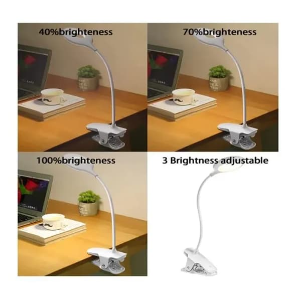 LED læselampe - Uspecificeret - Uspecificeret model - 3 tilstande - USB genopladelig - Moderne design