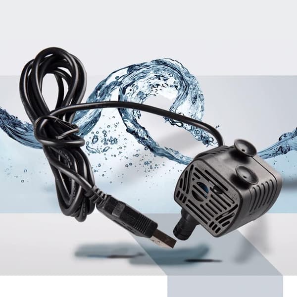 Dykpumpe til springvand med 0,4-1,5 m løft 180L/H 5V