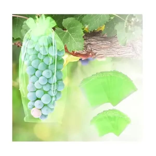 Fruktskyddspåsar - Ospecificerad - 100 stycken - 20 x 30 cm - Organza - Vit