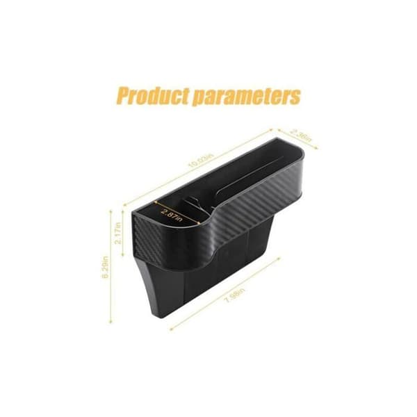 Side Organizer 2 pakker - Multifunktionel - Med kopholder - Sort