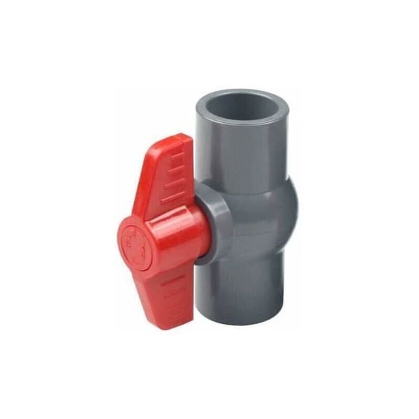 PVC kulventil plastkulventil 50mm aesap thsinde 2 st.
