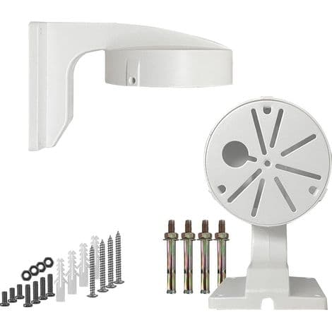 Kopplingsdosa för säkerhetskamera, kabelhanteringslåda kompatibel med kupolkameror i metall, solid pulverlackering CCTV IP-kamera