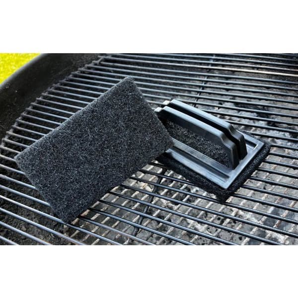 Skrubbebørste, sæt med 2 - Plastik - Sort - Til grill og madlavning